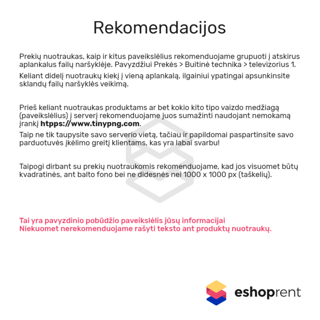 Prekės kortelė - pavyzdinė Nr. 10 3